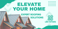 Elevate Home Roofing Solution Twitter Post Design