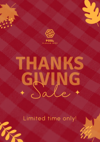 Thanksgivings Checker Pattern Poster Image Preview