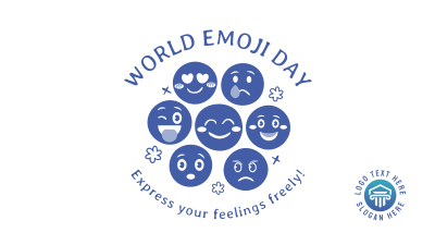 Fun Emoji Day Facebook event cover Image Preview