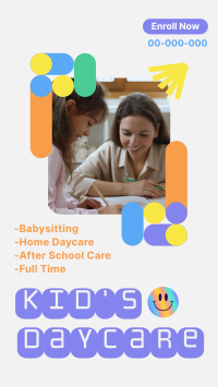Kid's Daycare Services Instagram story Image Preview