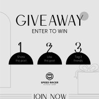 Simple Giveaway Instructions Instagram post Image Preview