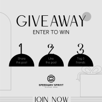 Simple Giveaway Instructions Instagram post Image Preview