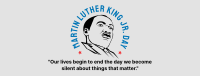 Martin Luther King Jr. Facebook cover Image Preview