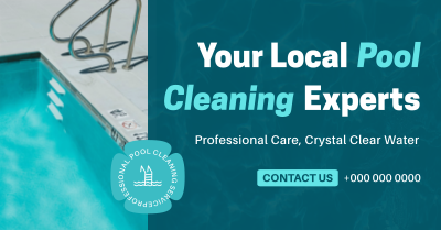 Local Pool Cleaners Facebook ad Image Preview