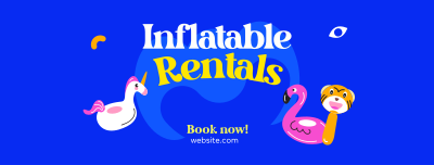 Party with Inflatables Facebook cover Image Preview