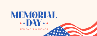 In Honor of Memorial Day Facebook cover Image Preview