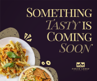 Tasty Food Coming Soon Facebook Post Design