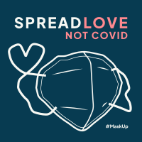 Love Not Covid Instagram post Image Preview