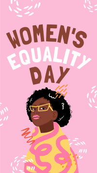 Afro Women Equality Instagram Story Design