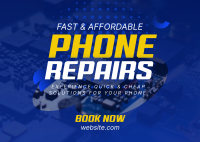 Fastest Phone Repair Postcard Image Preview