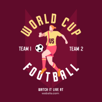 Football World Cup Tournament Instagram post Image Preview
