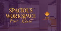 Spacious Space Rental Facebook ad Image Preview