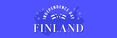 Independence Day For Finland Twitter header (cover) Image Preview