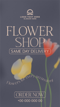 Flower Shop Delivery Instagram reel Image Preview