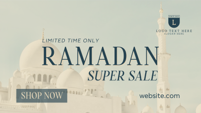 Ramadan Shopping Sale Facebook event cover Image Preview