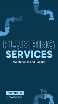 Plumbing Expert Services Instagram Story Design