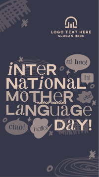 Doodle International Mother Language Day Instagram story Image Preview