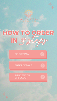 Clouds Order 3 Steps TikTok Video Image Preview
