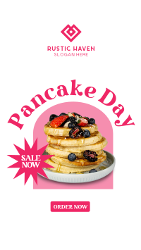 Pancake Day Facebook Story Image Preview