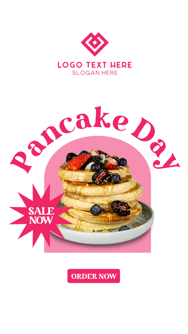 Pancake Day Facebook Story Design