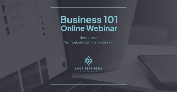 Business 101 Webinar Facebook Ad Design Image Preview