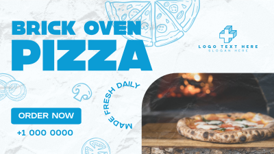 Delicious Homemade Pizza Facebook event cover Image Preview