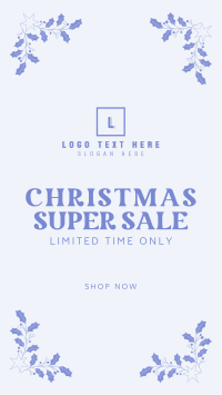 Christmas Super Sale Instagram Story Design