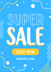 Quirky Super Sale Poster Image Preview