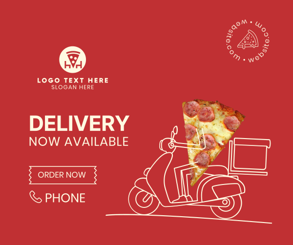 Pizza Guy Facebook Post Design Image Preview