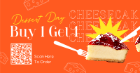 Cheesy Cheesecake Facebook Ad Design