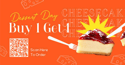 Cheesy Cheesecake Facebook ad Image Preview