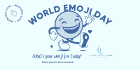 A Happy Emoji Twitter Post Design