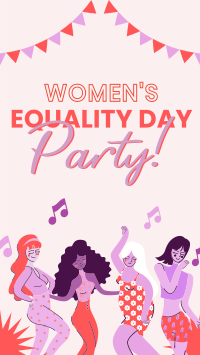 Party for Women's Equality Instagram Story Design