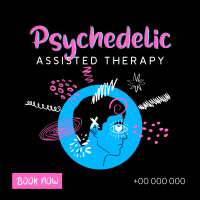 Psychedelic Assisted Therapy Instagram Post Design