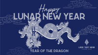 Lunar Year Chinese Dragon Facebook event cover Image Preview