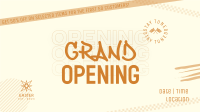 Street Grand Opening Facebook Event Cover Design