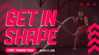 Fitness Gym Training Animation Preview