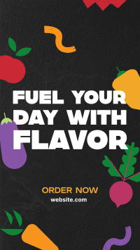 Food Flavors Quote Facebook Story Preview