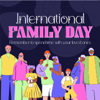 International Day of Families Instagram Post Design