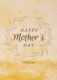 Floral Mother's Day Poster Image Preview