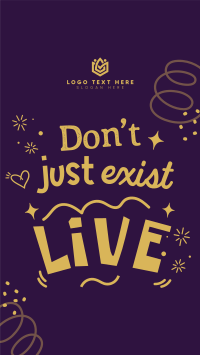 Live Positive Quote Instagram Reel Preview