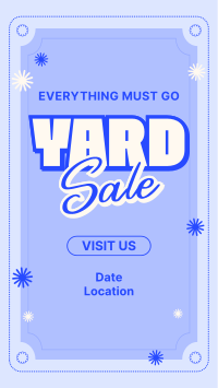 Minimalist Yard Sale Instagram Story Preview