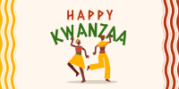 Kwanzaa Dance Twitter Post Design