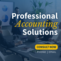 Professional Accounting Solutions Instagram Post Design