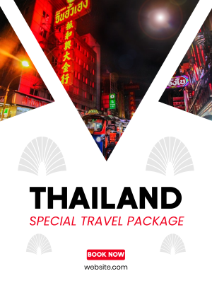 Thailand Travel Package Flyer Image Preview