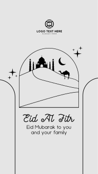 Eid Al Fitr Desert Instagram story Image Preview