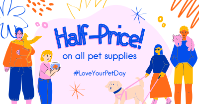 Love Your Pet Greeting Facebook ad Image Preview