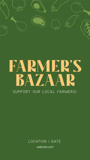 Farmers Bazaar Facebook story Image Preview