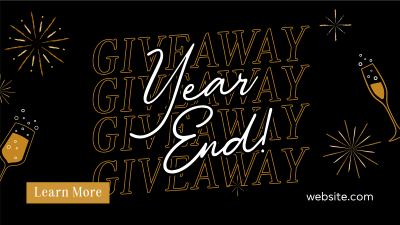 Year End Giveaway Facebook event cover Image Preview
