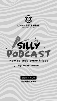 Silly Podcast Facebook story Image Preview
